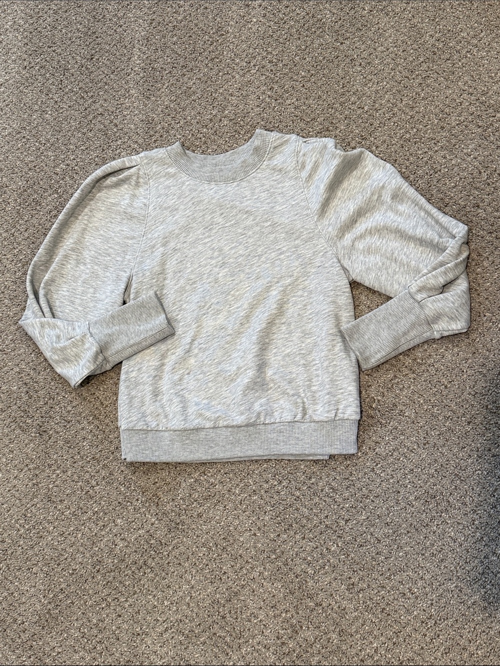 Banana Republic Light Gray Crew Neck Pullover